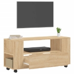 Mobile TV Rovere Sonoma 102x34,5x43 cm in Legno Multistrato