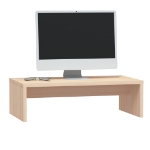 Supporto per Monitor 50x27x15 cm in Legno Massello di Pino