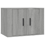 Set di Mobili Porta TV 5 pz Grigio Sonoma in Legno Multistrato