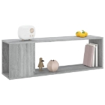 Mobile TV Grigio Sonoma 100x24x32 cm in Legno Multistrato