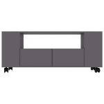 Mobile Porta TV Grigio 120x35x48 cm in Legno Multistrato