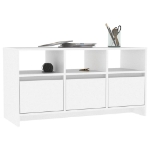 Mobile Porta TV Bianco 102x37,5x52,5 cm in Truciolato