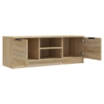 Mobile Porta TV Rovere Sonoma 102x35x36,5 cm Legno Multistrato