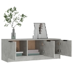 Mobile Porta TV Grigio Cemento 102x35x36,5 cm Legno Multistrato