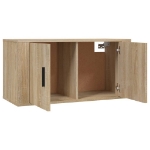 Mobili Porta TV a Parete 3 pz Rovere Sonoma 80x34,5x40 cm