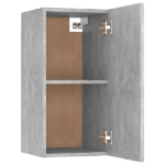 Mobile Porta TV Grigio Cemento 30,5x30x60 cm Legno Multistrato