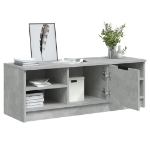 Mobile Porta TV Grigio Cemento 102x35,5x36,5 Legno Multistrato