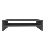 Supporto per Monitor Grigio 50x24x13 cm Legno Massello di Pino