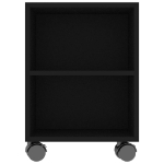 Mobile Porta TV Nero 120x35x48 cm in Legno Multistrato