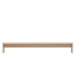 Supporto per Monitor 100x27x15 cm in Legno Massello di Pino