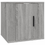 Set di Mobili Porta TV 5 pz Grigio Sonoma in Legno Multistrato