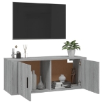 Mobile Porta TV a Parete grigio sonoma 100x34,5x40 cm