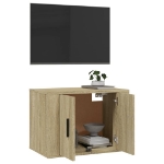 Mobile Porta TV a Parete Rovere Sonoma 57x34,5x40 cm