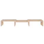 Supporto per Monitor 60x24x10,5 cm in Legno Massello di Pino