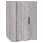 Set Mobili Porta TV 2 pz Grigio Sonoma in Legno Multistrato