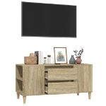 Mobile Porta TV Rovere Sonoma 102x44,5x50 cm Legno Multistrato