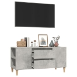 Mobile per TV Grigio Cemento 102x44,5x50 cm Legno Multistrato