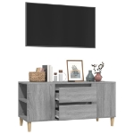 Mobile Porta TV Grigio Sonoma 102x44,5x50 cm Legno Multistrato