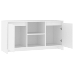 Mobile Porta TV Bianco 102x37,5x52,5 cm in Truciolato