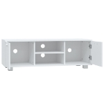 Mobile Porta TV Bianco 120x40,5x35 cm in Legno Multistrato