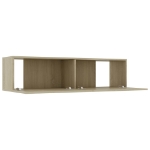 Mobile Porta TV Rovere Sonoma 120x30x30 cm in Legno Multistrato