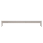 Supporto per Monitor Bianco 100x27x15 cm Legno Massello di Pino