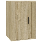 Mobili Porta TV a Parete 2 pz Rovere Sonoma 40x34,5x60 cm