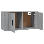 Mobili Porta TV a Parete 3 pz Grigio Sonoma 80x34,5x40 cm