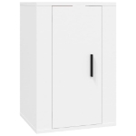 Set Mobili Porta TV 3 pz Bianco in Legno Multistrato