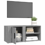 Mobili TV 2 pz Grigio Sonoma 80x31,5x36 cm Legno Multistrato