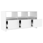 Mobile Porta TV Bianco 102x37,5x52,5 cm in Truciolato