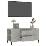 Mobile per TV Grigio Cemento 102x44,5x50 cm Legno Multistrato