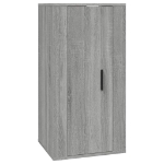 Set Mobili Porta TV 8pz Grigio Sonoma in Legno Multistrato