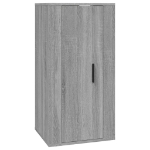 Set di Mobili Porta TV 5 pz Grigio Sonoma in Legno Multistrato