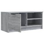 Mobile TV Grigio Sonoma 80x35x36,5 cm in Legno Multistrato