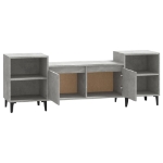 Mobile per TV Grigio Cemento 160x35x55 cm Legno Multistrato