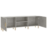 Mobile Porta TV Grigio Cemento 150x30x50cm in Legno Multistrato