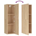 Mobile Porta TV Rovere Sonoma 30,5x30x110 cm Legno Multistrato