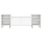 Mobile Porta TV Bianco 160x35x55 cm in Legno Multistrato