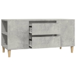 Mobile per TV Grigio Cemento 102x44,5x50 cm Legno Multistrato