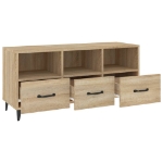 Mobile Porta TV Rovere Sonoma 102x35x50 cm Legno Multistrato