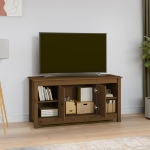 Mobile Porta TV Miele 103x36,5x52 cm in Legno Massello di Pino