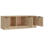 Mobile Porta TV Rovere Sonoma 102x35x36,5 cm Legno Multistrato