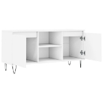 Mobile Porta TV Bianco 104x35x50 cm in Legno Multistrato