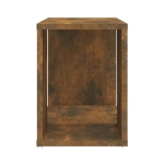 Mobile Porta TV Rovere Fumo 60x24x32 cm in Legno Multistrato