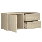 Mobile Porta TV Rovere Sonoma 80x34x36 cm Legno Multistrato