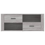 Mobile TV Grigio Sonoma 100x35x40 cm in Legno Multistrato