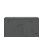 Supporto per Monitor Grigio 50x27x15 cm Legno Massello di Pino