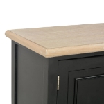 Mobile Porta TV Nero 90x30x40 cm in Legno