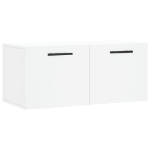 Mobile a Parete Bianco 80x36,5x35 cm in Legno Multistrato